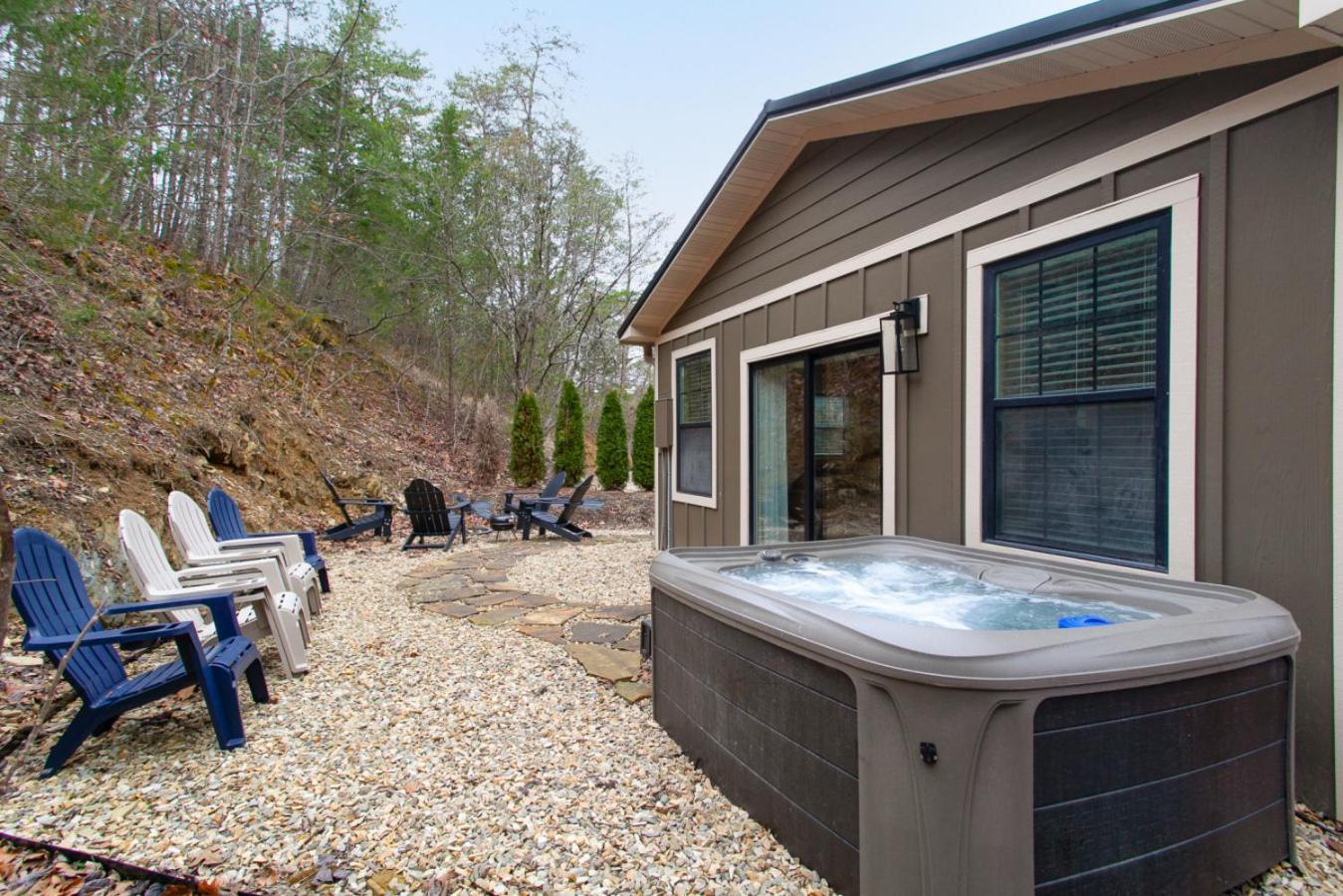 Whiskey Barrel W Hot Tub Arcade Game Fire Pit Villa Sevierville Eksteriør bilde